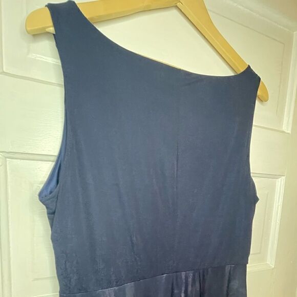 Simply Vera Hi-Lo Tie Dye Chiffon Sleeveless dress - Picture 8 of 12